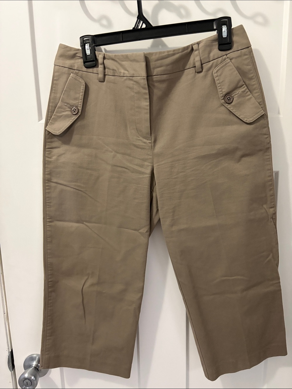 Talbots Tan Cropped Utility Capris